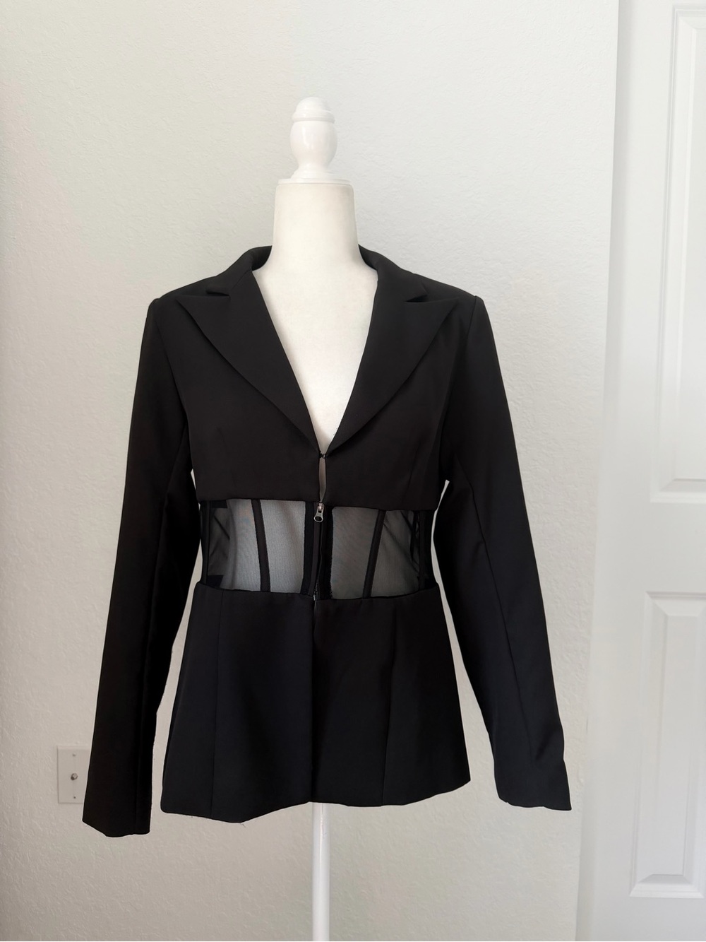 New Anthropologie Dolan Sheer Inset Blazer Size M